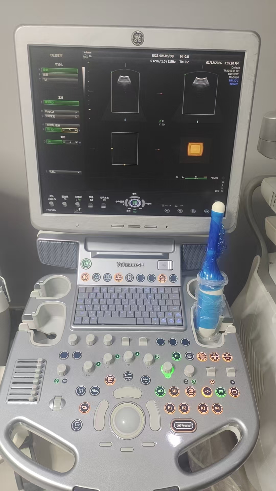 维修一例GE RIC5-9W-RS 腔内探头马达报错(图1)